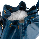 Louis Vuitton Blue Epi Leather Sac Noé Petit Shoulder Bag