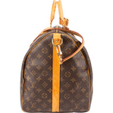 Louis Vuitton Monogram Canvas Keepall 55 Bandoulière Travel Bag