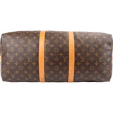 Louis Vuitton Monogram Canvas Keepall 50 Bandoulière Travel Bag