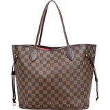 Louis Vuitton Monogram Damier Ebene Canvas Neverfull MM Shoulder Bag