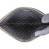 Chanel Black Quilted Lambskin Small CC Boy Clutch