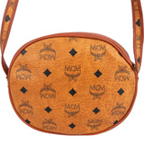MCM Monogram Visetos Tambourine Crossbody Bag