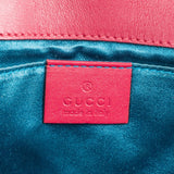 Gucci Matelassé Velvet GG Marmont Small Crossbody Bag