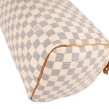 Louis Vuitton Monogram Damier Azur Speedy 30 Handbag