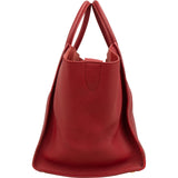 Celine Drummed Calfskin Phantom Handbag