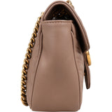 Gucci Chevron GG Marmont Matelassé Medium Shoulder Crossbody Bag