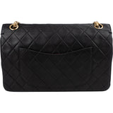 Chanel Quilted Lambskin 24K Gold Double Flap Shoulder Bag