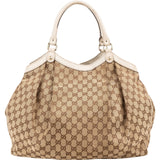 Gucci Monogram GG Canvas Sukey Large Hobo Handbag