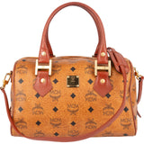 MCM Monogram Visetos Boston Handbag