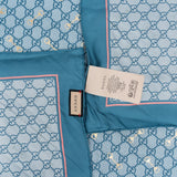 Gucci Monogram GG Horsebit Silk Scarf Tuch