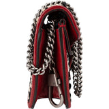 Gucci Tweed Monogram GG Dionysus Super Mini Crossbody Bag