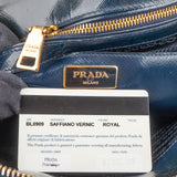 Prada Patent Saffiano Vernice Leather Promenade Handbag - vintageandkickz