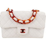 Chanel Quilted Lambskin Medium Single Flap Shoulder Bag