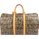 Louis Vuitton Limited Monogram Graffiti Canvas Keepall 50 Travel Bag