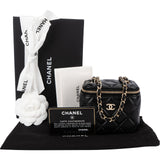 Chanel Quilted Lambskin Mini Vanity Case Crossbody Bag