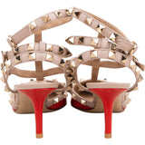 Valentino Garavani Multicolor Patent Leather Rockstud Multi Ankle Strap Pumps (35)
