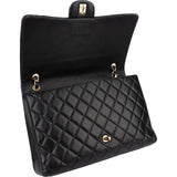 Chanel Quilted Lambskin Maxi Single Flap Crossbody Bag xx Datacode - vintageandkickz