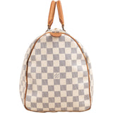Louis Vuitton Monogram Damier Azur Canvas Speedy 35 Handbag