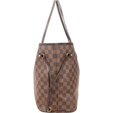 Louis Vuitton Monogram Damier Ebene Canvas Neverfull MM Shoulder Bag