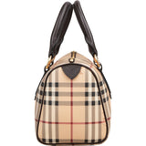 Burberry Haymarket Check Boston Handbag