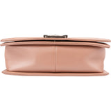 Chanel Quilted Lambskin Medium Boy Single Flap Crossbody Bag