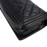 Chanel Aged Quilted Calfskin Medium Boy Crossbody Bag