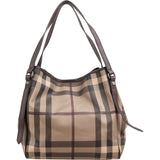 Burberry Smoked Nova Check Monogram Canterbury Shoulder Bag