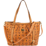 MCM Monogram Visetos Satchel Shoulder Bag