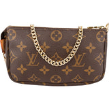 Louis Vuitton Monogram Canvas Mini Pochette Accessoires Shoulder Bag