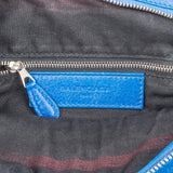 Balenciaga Blue Leather Classic City Handbag