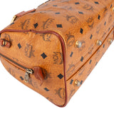 MCM Monogram Visetos Boston Handbag