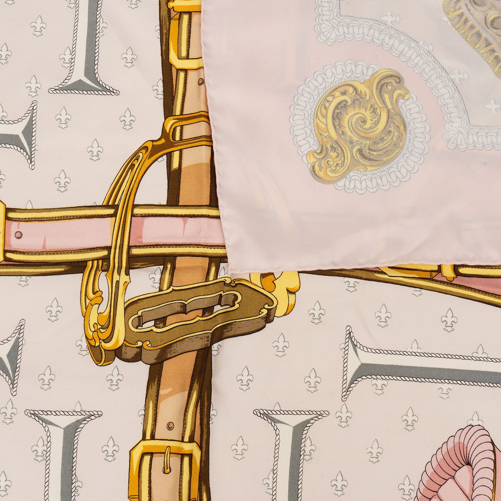 Hermès Silk Selles à Housse 90 Tuch Scarf - vintageandkickz