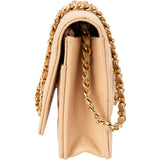 Chanel Quilted Caviar Leather Wallet On Chain Crossbody Bag