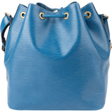 Louis Vuitton Blue Epi Leather Sac Noé Petit Shoulder Bag