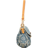 Louis Vuitton Monogram Denim Pleaty Handbag