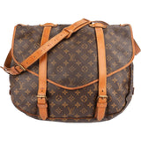 Louis Vuitton Monogram Canvas Saumur 40 Crossbody Bag