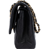Chanel Quilted Lambskin Medium Double Flap Shoulder Bag