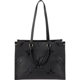 Louis Vuitton Noir Monogram Empreinte Leather OnTheGo MM Shoulder Bag
