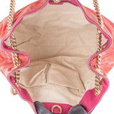 Gucci Patent Leather Soho Chain Tote Crossbody Bag