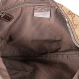 Gucci Monogram GG Canvas Half Moon Messenger Crossbody Bag