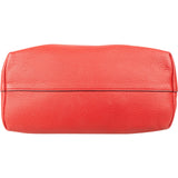 Prada Red Vitello Daino Leather Tote Handbag