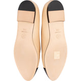Chanel Multicolor Leather Cap Toe Ballerina Flats (37)