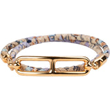Hermès Tressè Multicolor Cotton Roulis Double Tour Bracelet