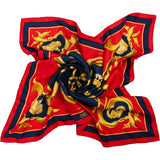 Hermès Couronnes Silk 90 Scarf Tuch