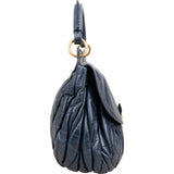 Miu Miu Matelassé Vitello Leather City Handbag