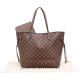 Louis Vuitton Monogram Damier Ebene Neverfull MM Shoulder Bag