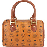 MCM Monogram Visetos Boston Handbag