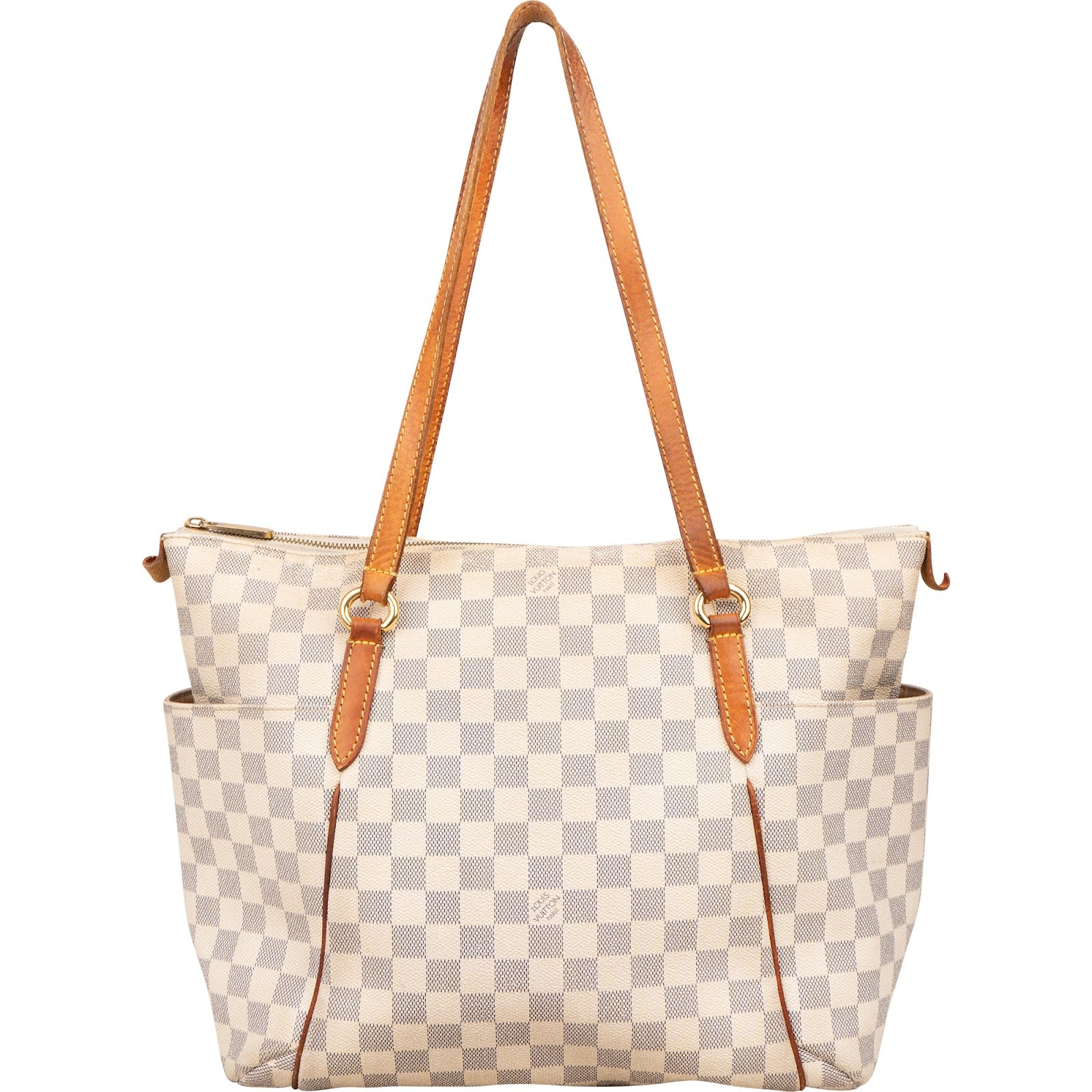 [🔄️B07 / F39] Louis Vuitton Monogram Damier Azur Totally MM Shoulder Bag - vintageandkickz