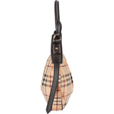 Burberry Nova-Check Monogram Equestrian Knight Shoulder Bag