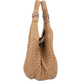 Bottega Veneta Intrecciato Leather Canmpana Hobo Shoulder Bag